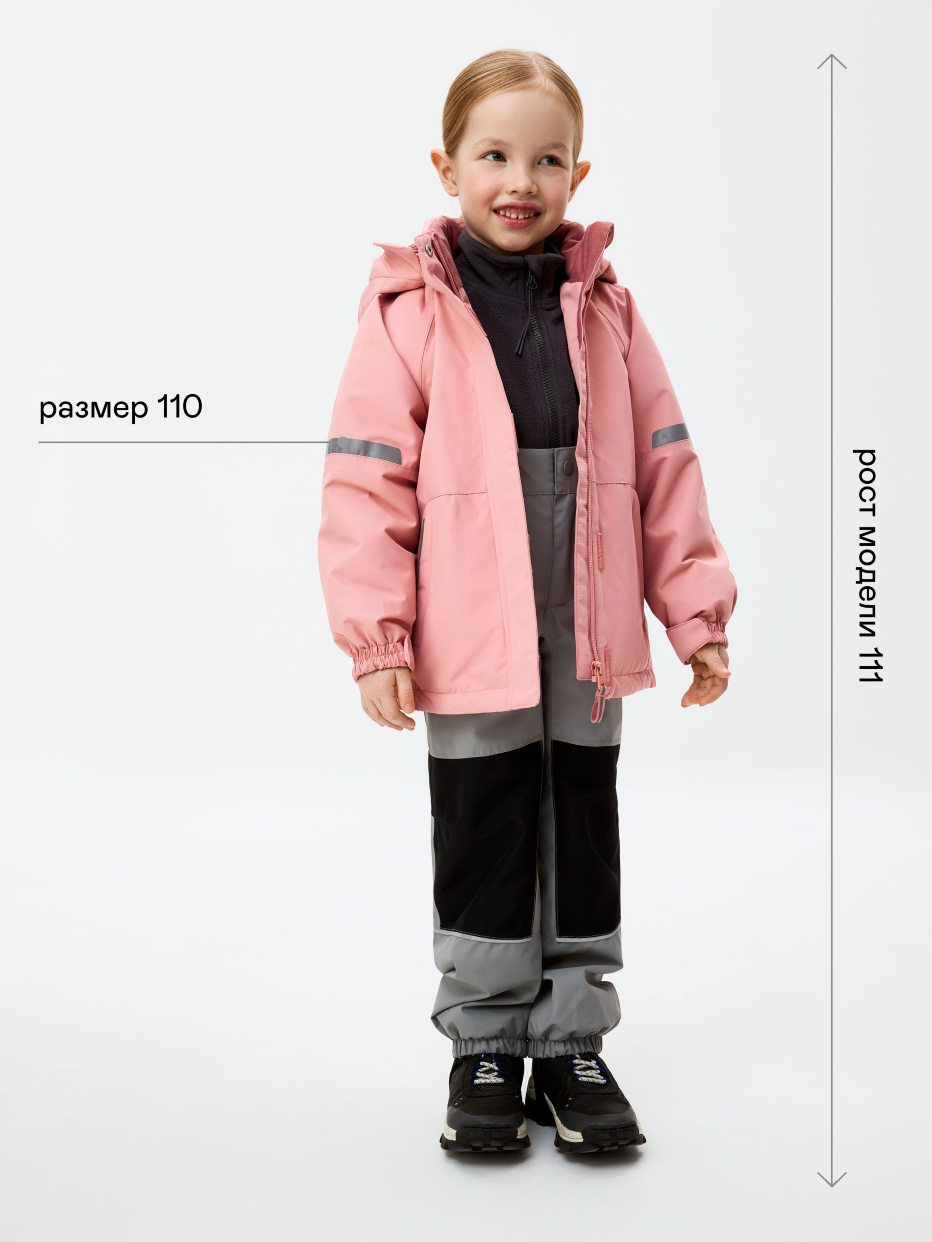 Куртка из технологичной мембраны для девочек, фото - 3