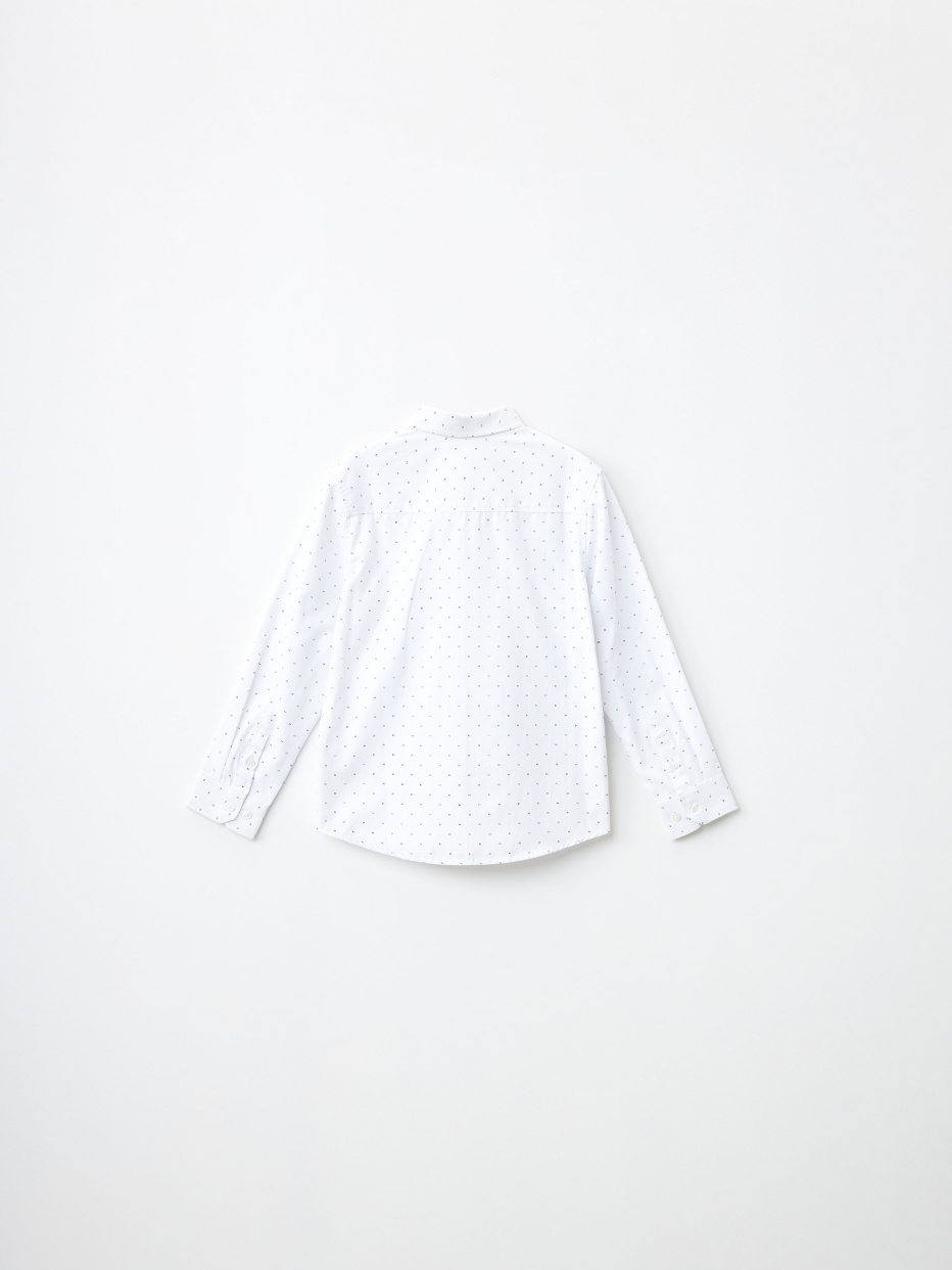 Белая рубашка с принтом для мальчиков, фото - 5