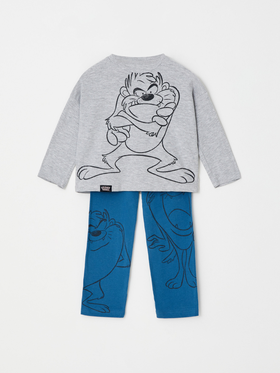 Пижама с принтом Looney Tunes для мальчиков, фото - 2