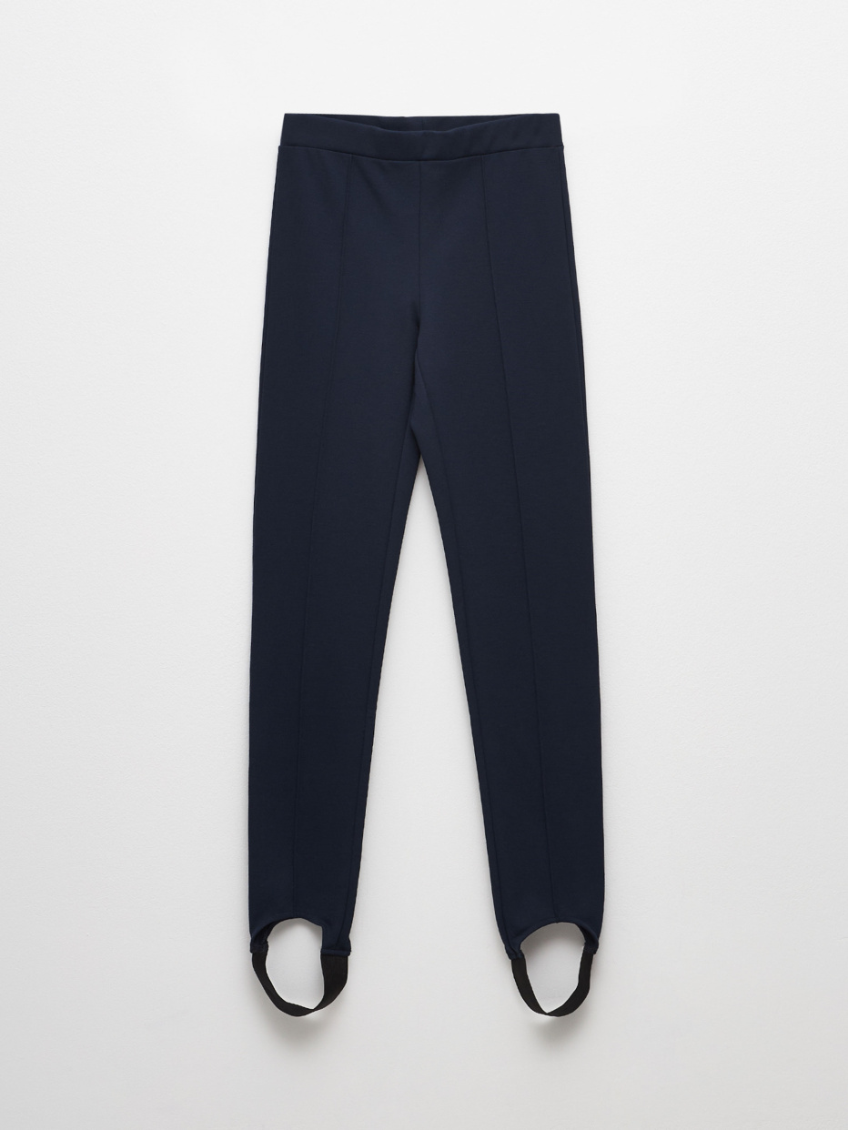 Трикотажные брюки со штрипками для девочек, фото - 2