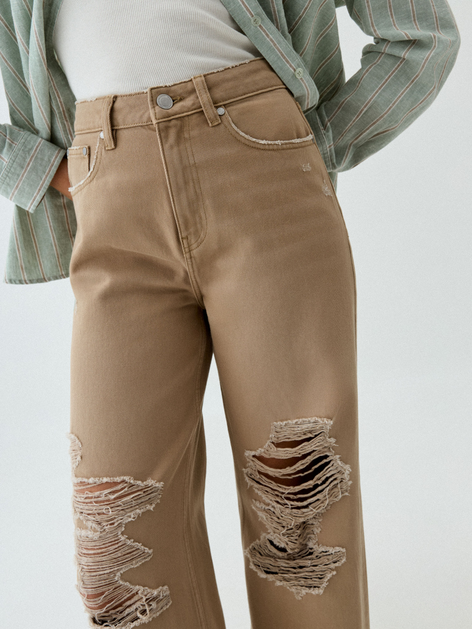 Рваные джинсы Wide Leg, фото - 2