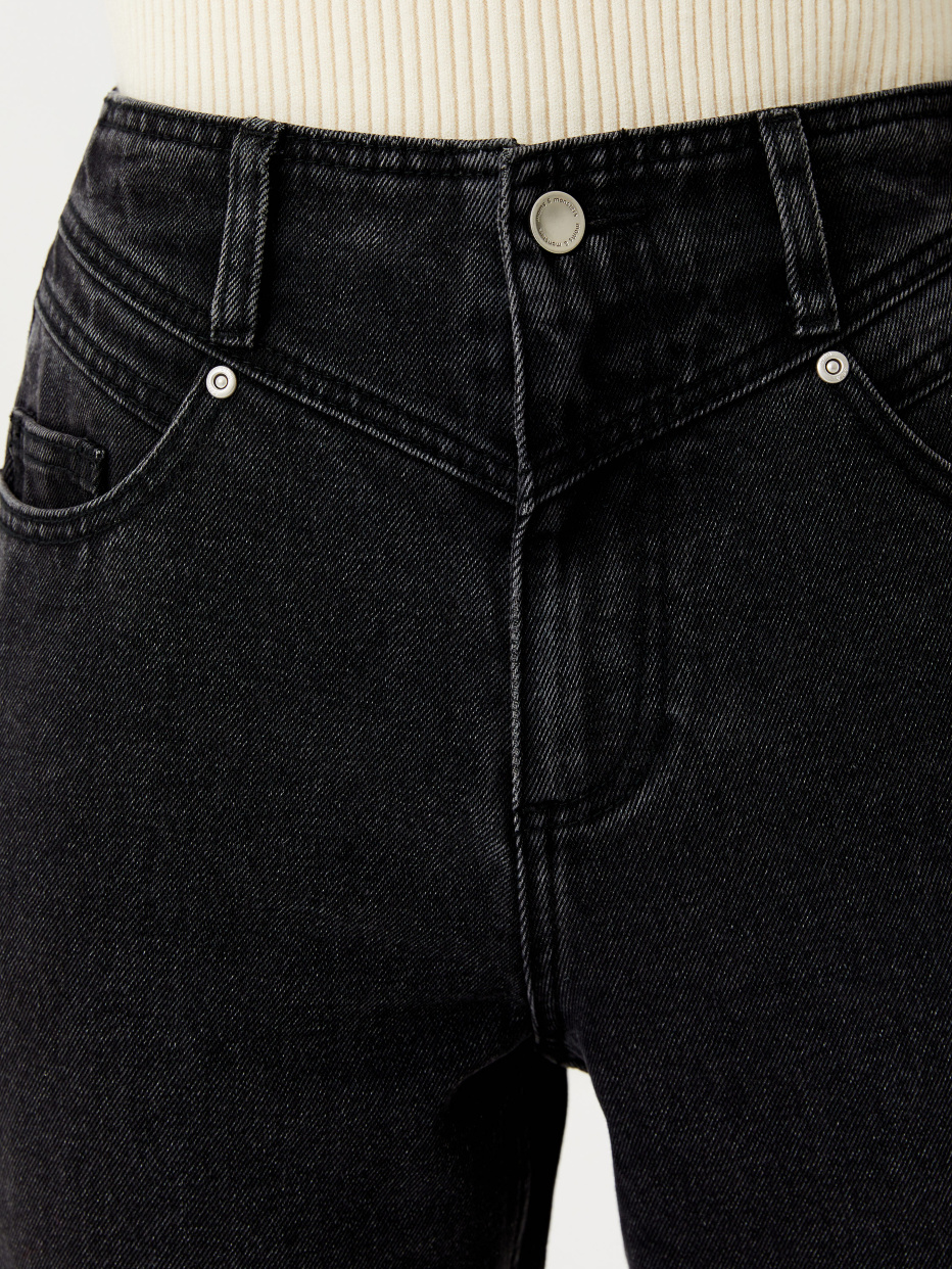 Прямые джинсы с фигурной кокеткой, фото - 5