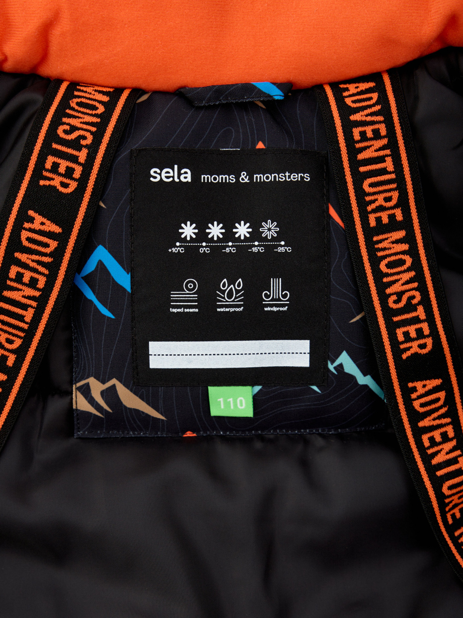 Куртка из технологичной мембраны с лямками для мальчика, фото - 16