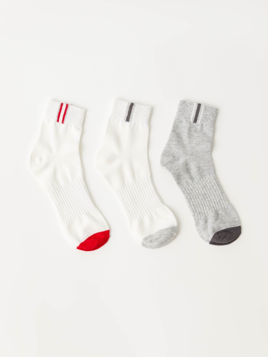 Набор из 3 пар спортивных носков для мальчиков, фото - 1