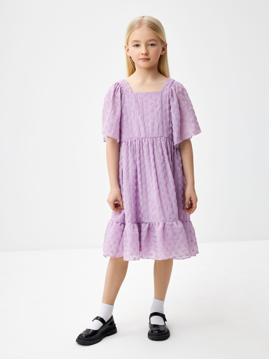 Платье с вышивкой для девочек, фото - 1