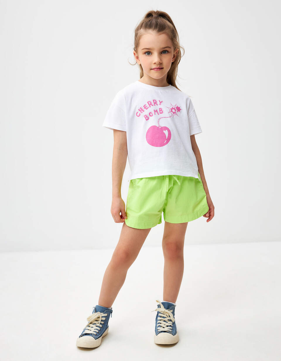 Хлопковые шорты для девочек цена и фото