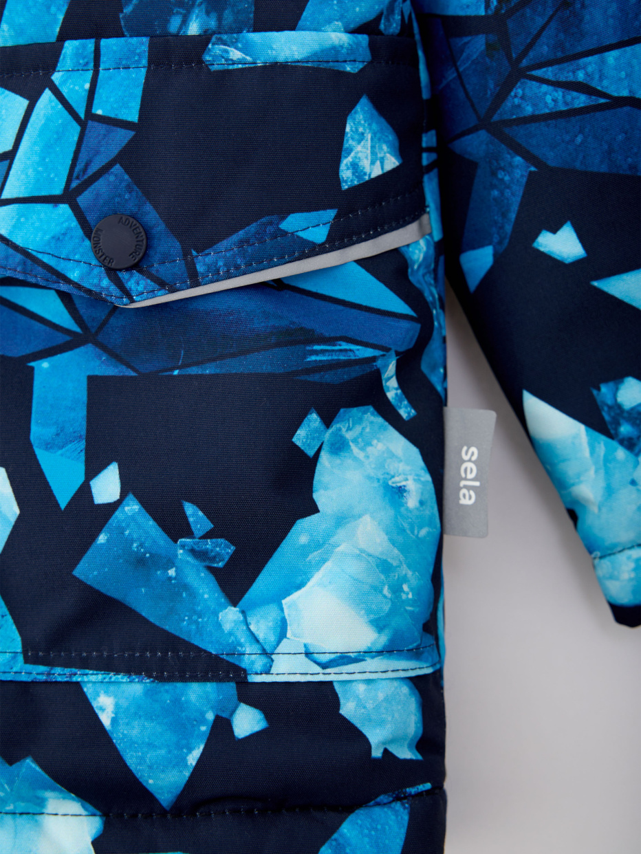 Куртка из технологичной мембраны с лямками для мальчика, фото - 10
