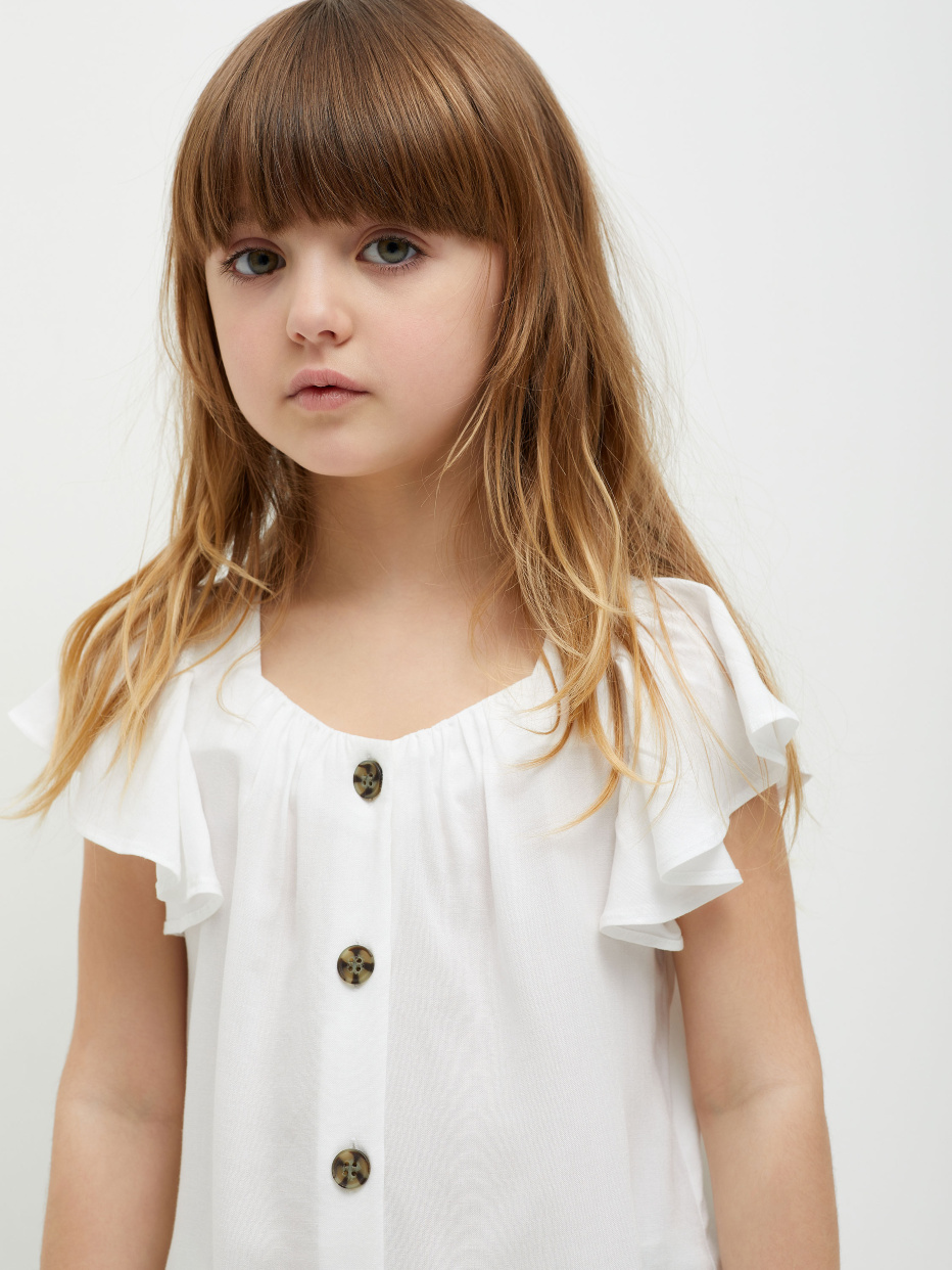 Вискозная блузка для девочек, фото - 1