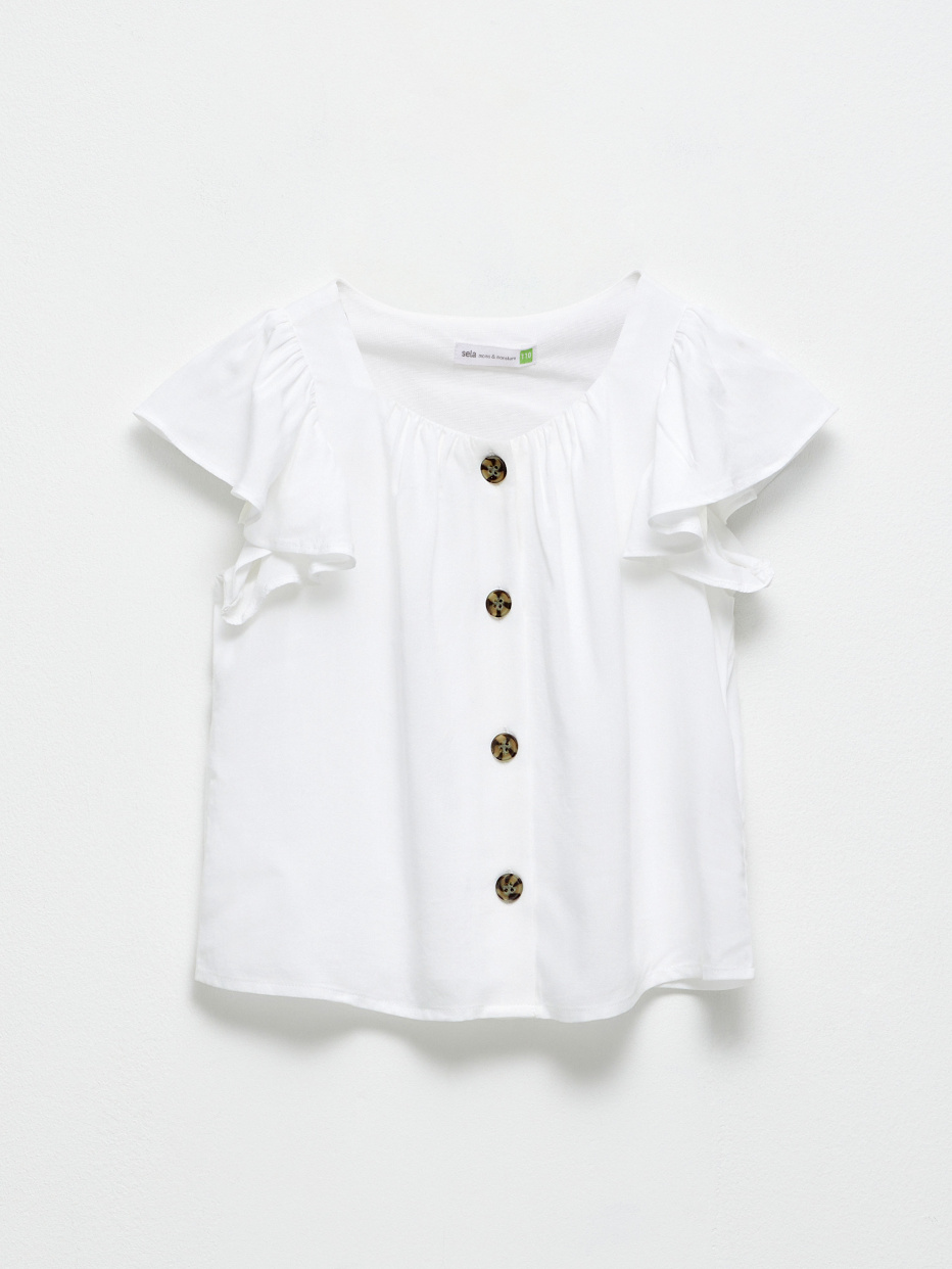 Вискозная блузка для девочек, фото - 2