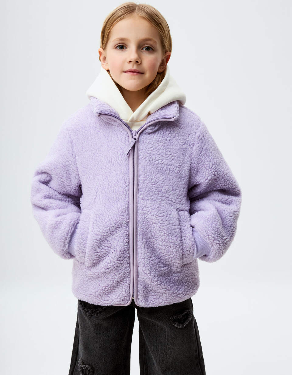 Утепленная куртка из искусственного меха для девочек куртка goldie из искусственного меха для маленьких девочек и девочек apparis цвет lolly pink