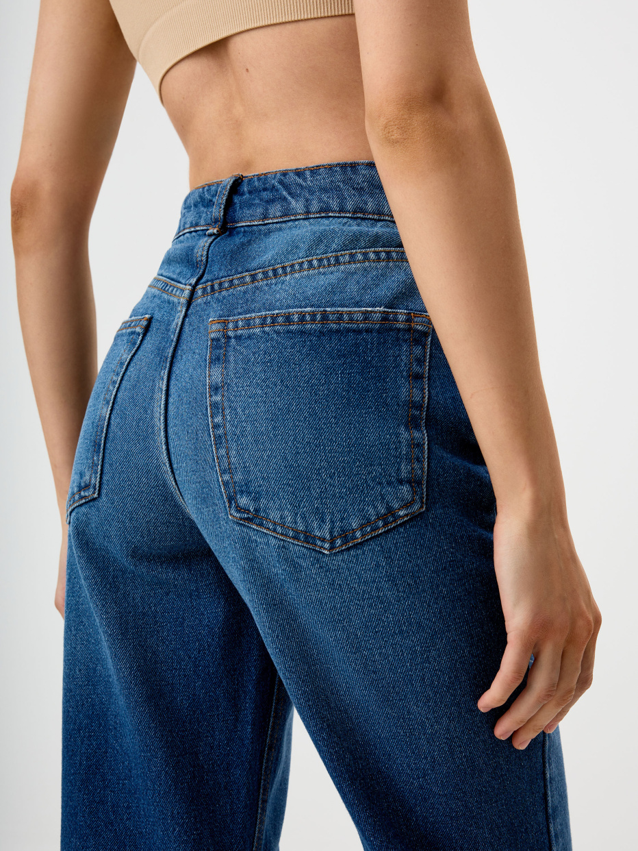 Прямые джинсы с разрезами, фото - 3