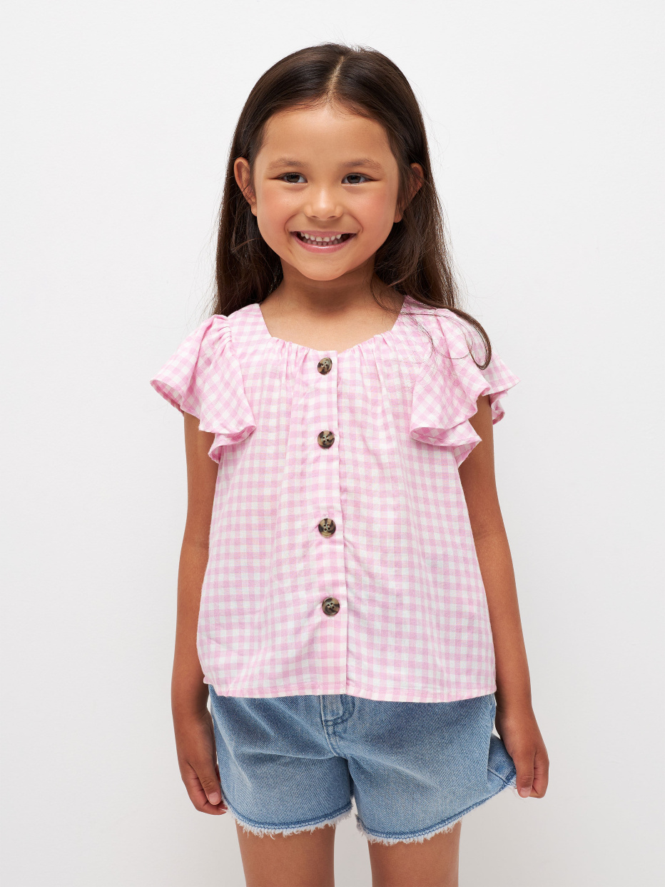 Вискозная блузка для девочек, фото - 1
