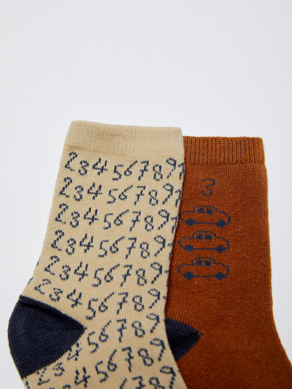 Набор из 2 пар носков для девочек, фото - 2