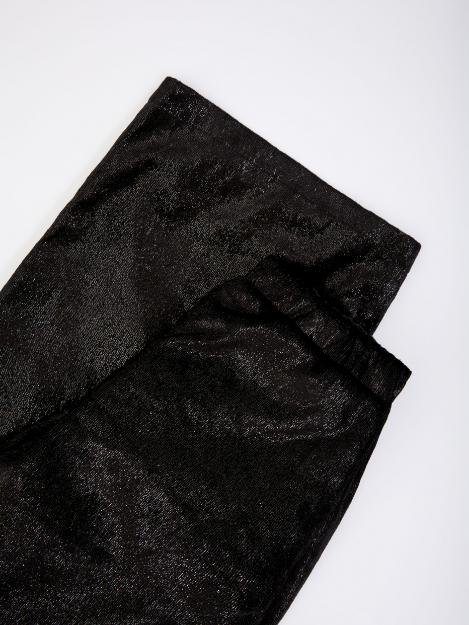 Широкие черные брюки для девочек, фото - 4