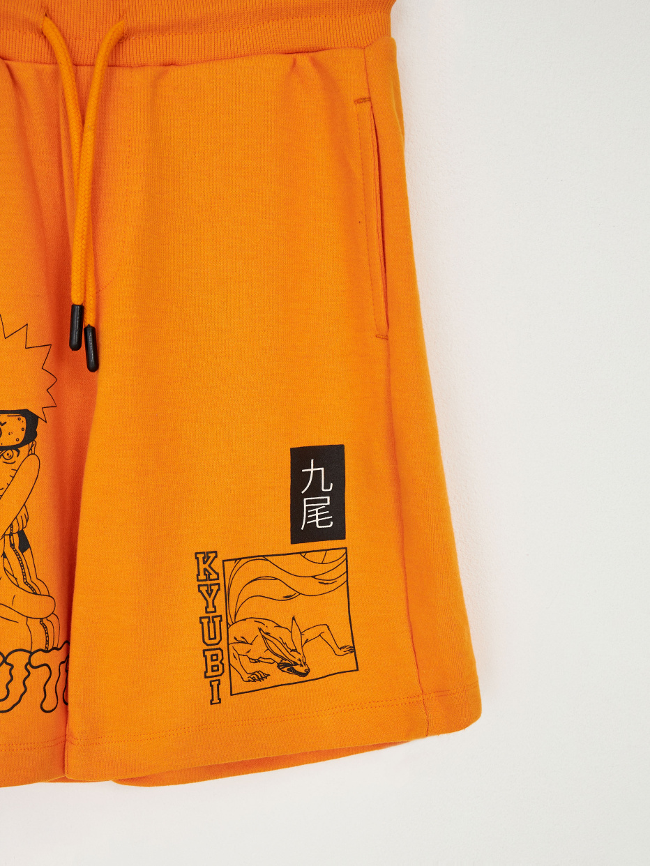 Трикотажные шорты с принтом Naruto для мальчиков, фото - 3