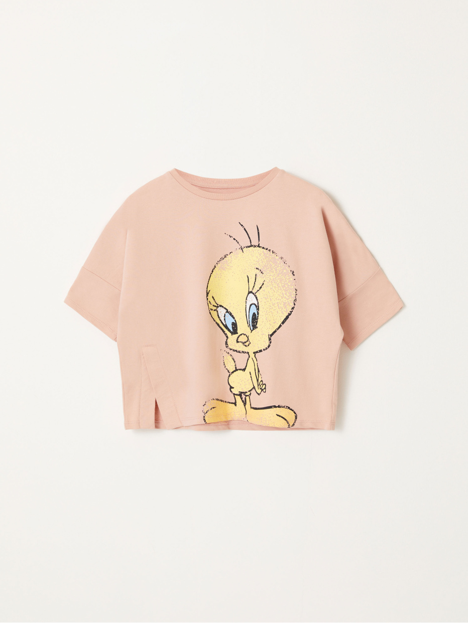 Пижама с ярким принтом Looney Tunes для девочек, фото - 2