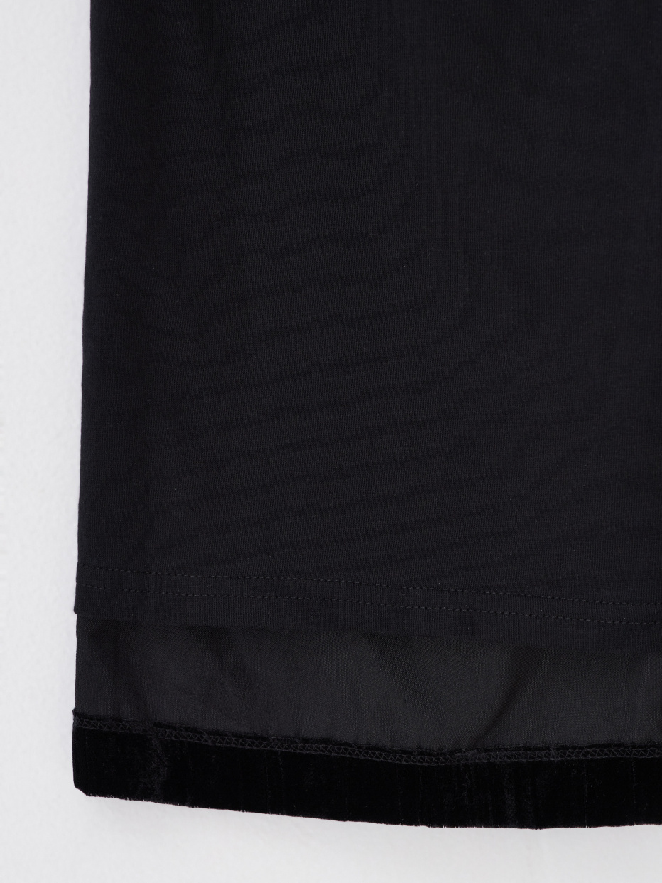 Черные бархатные брюки для девочек, фото - 6