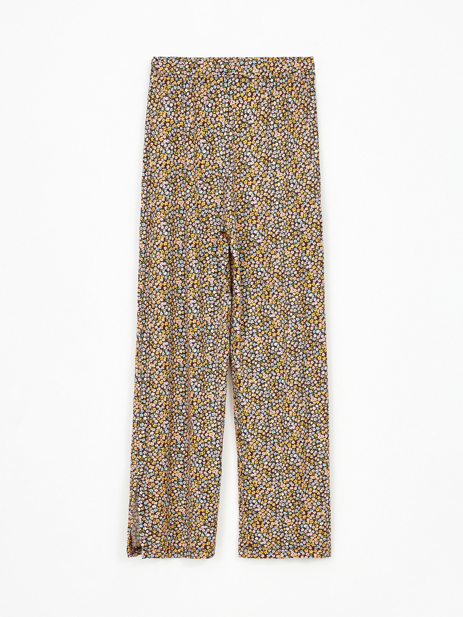 Широкие брюки с разрезами для девочек, фото - 3