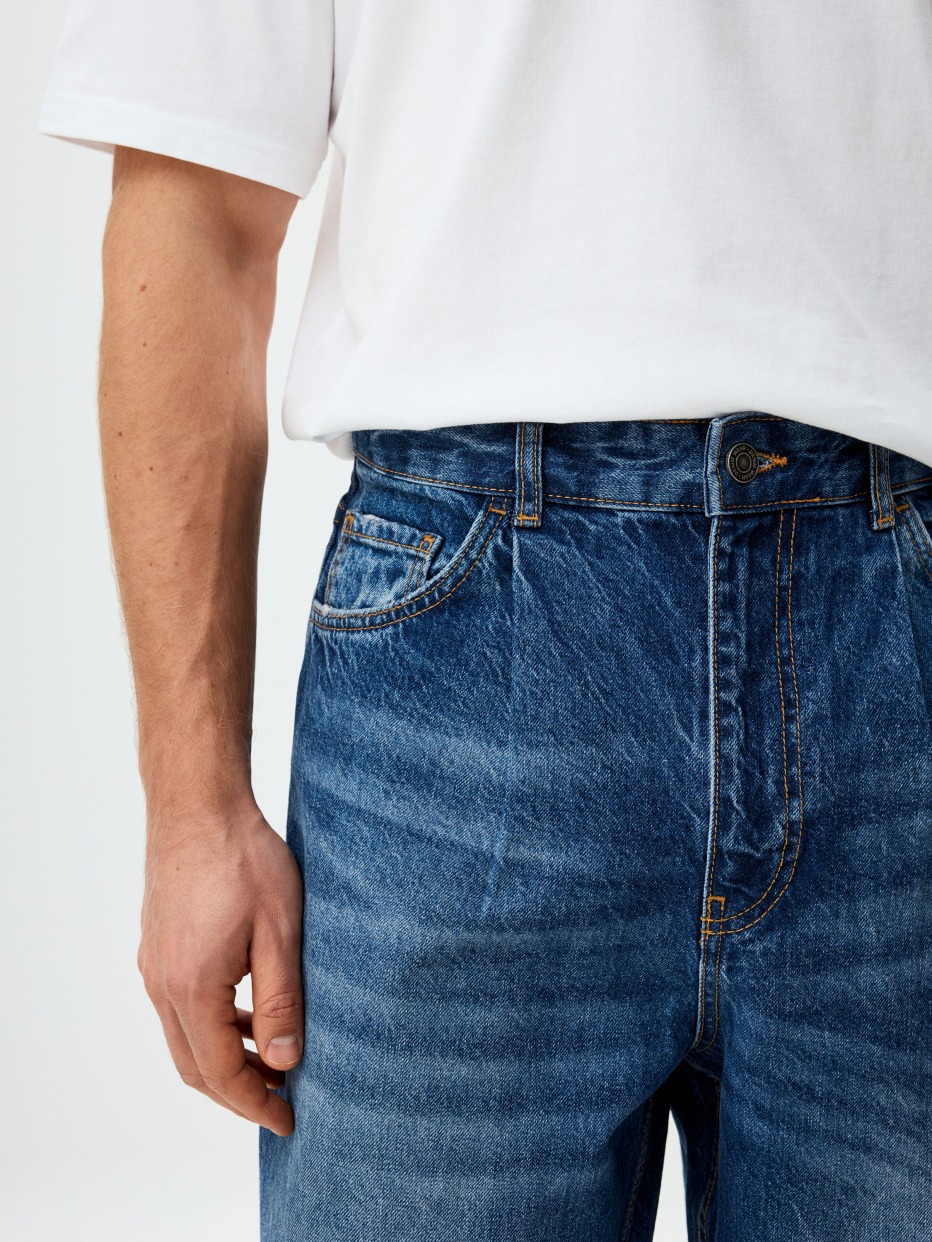Брюки джинсовые мужские цвет: индиго, артикул: 4801111401 – купить винтернет-магазине sela