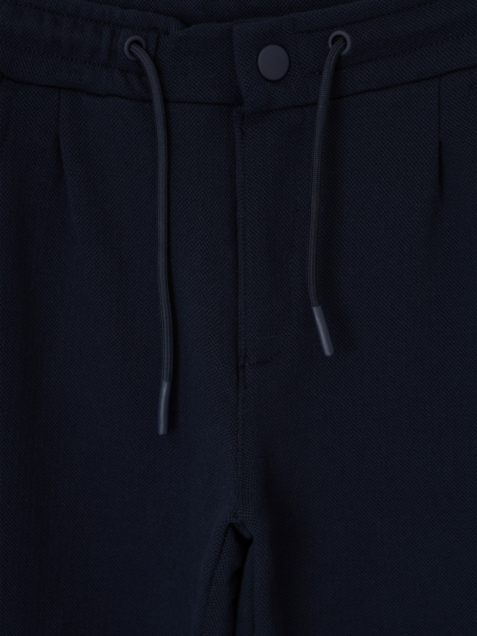 Школьные темно-синие брюки для мальчиков, фото - 2