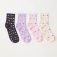 Набор из 4 пар носков для девочек, цвет мультиколор