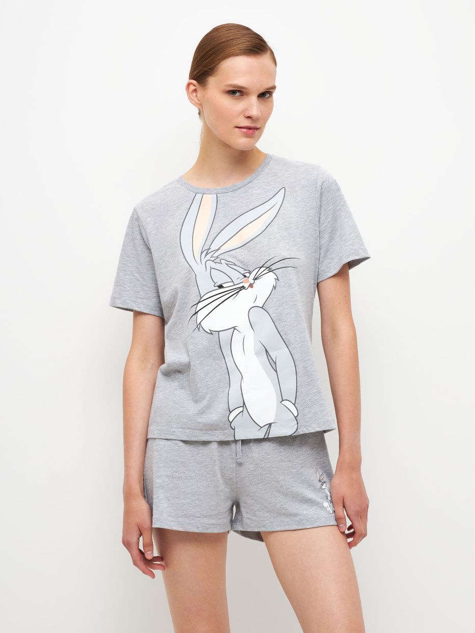 Пижама с ярким принтом Bugs Bunny, фото - 1