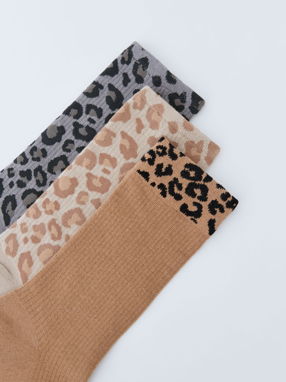 Набор из 3 пар леопардовых носков, фото - 2
