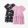 Набор из двух платьев для девочек, цвет темно-розовый