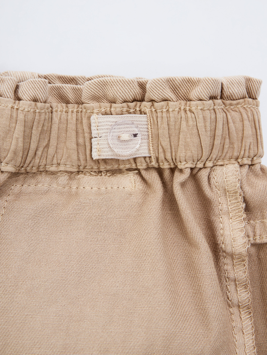 Широкие джинсы Paperbag fit для девочек, фото - 4