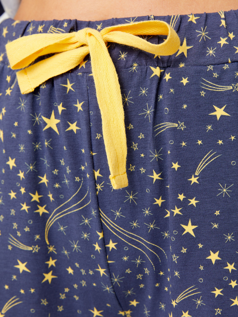 Трикотажная пижама с принтом, фото - 6