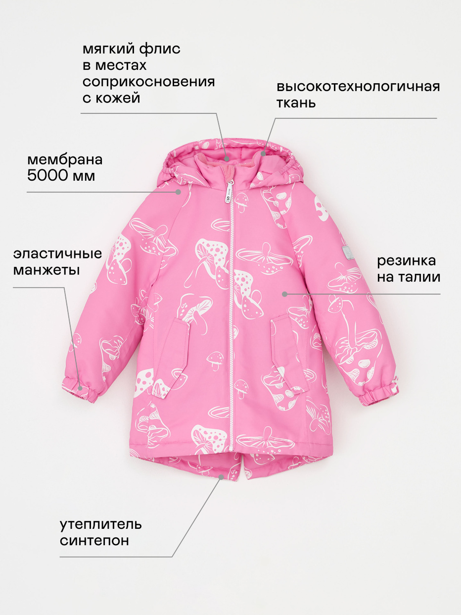 Демисезонная куртка для девочек, фото - 3