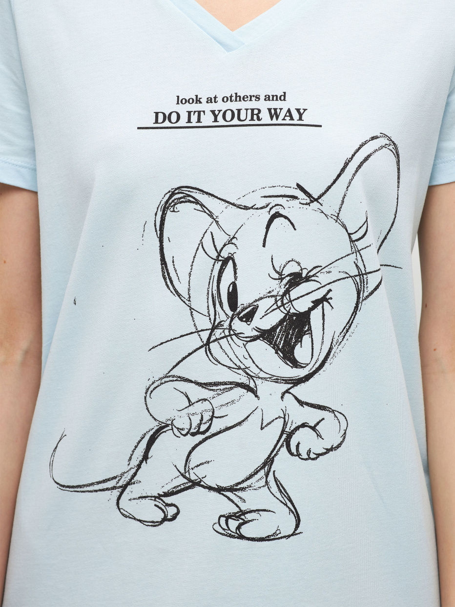 Ночная сорочка с принтом Tom & Jerry, фото - 5