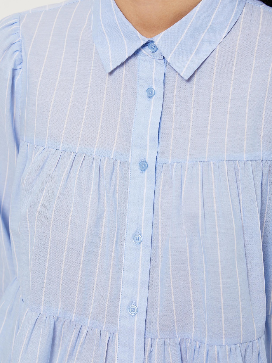 Ярусная блузка в полоску, фото - 5