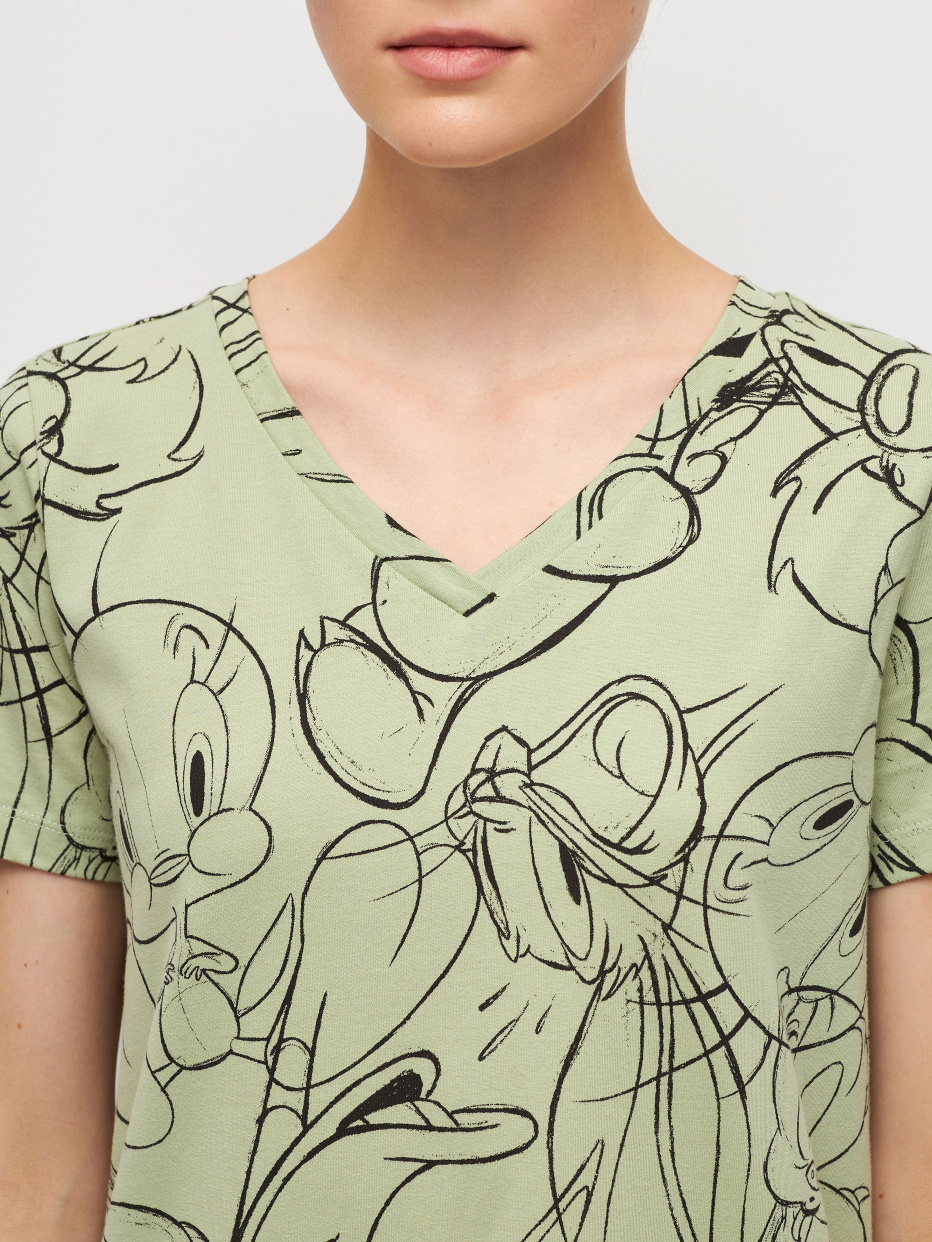 Ночная сорочка с принтом Looney Tunes, фото - 5