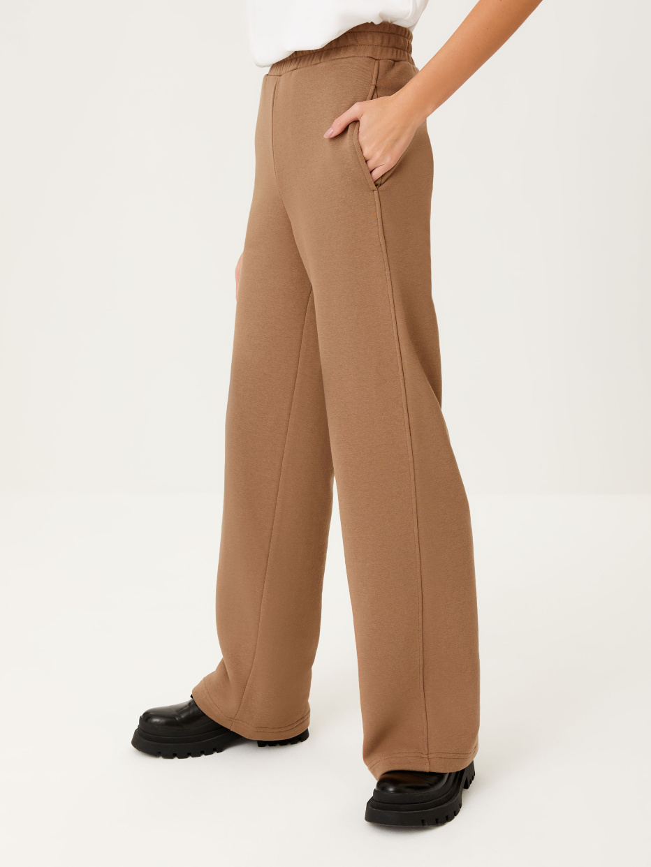 Трикотажные широкие брюки, фото - 4