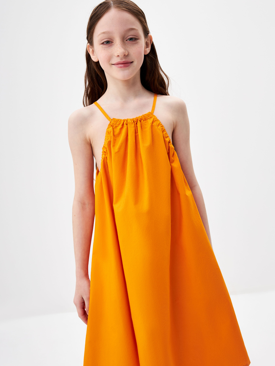 Платье с горловиной халтер для девочек, фото - 2