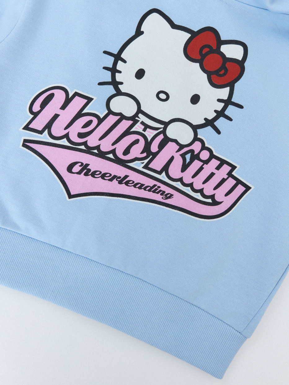 Толстовка с принтом Hello Kitty для девочек, фото - 7