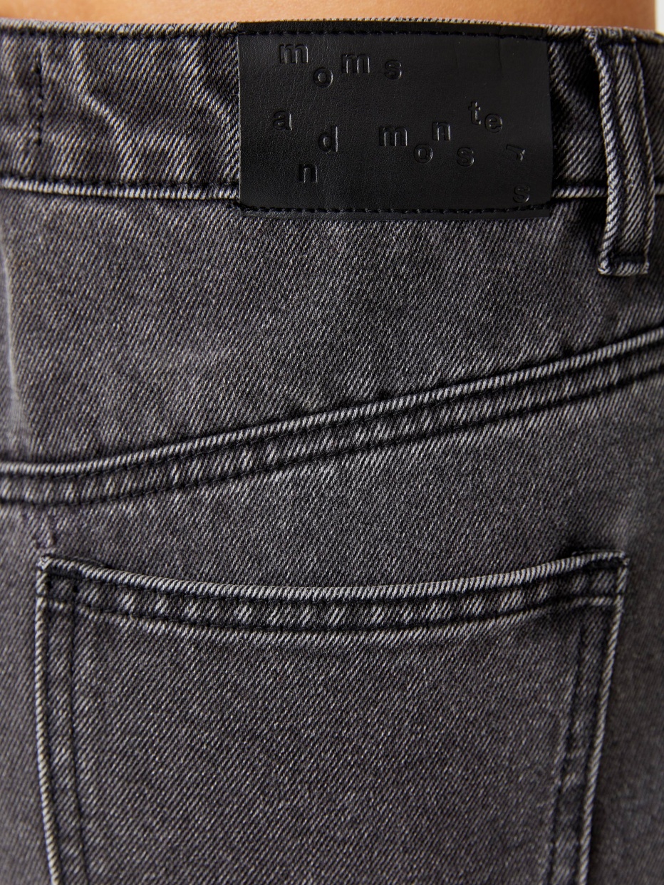 Прямые джинсы с декоративными защипами, фото - 5