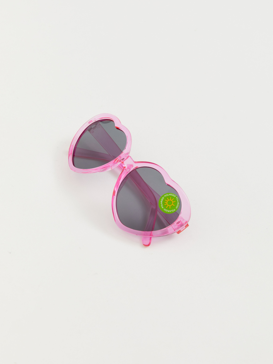 Детские солнцезащитные очки в форме сердечек, фото - 1