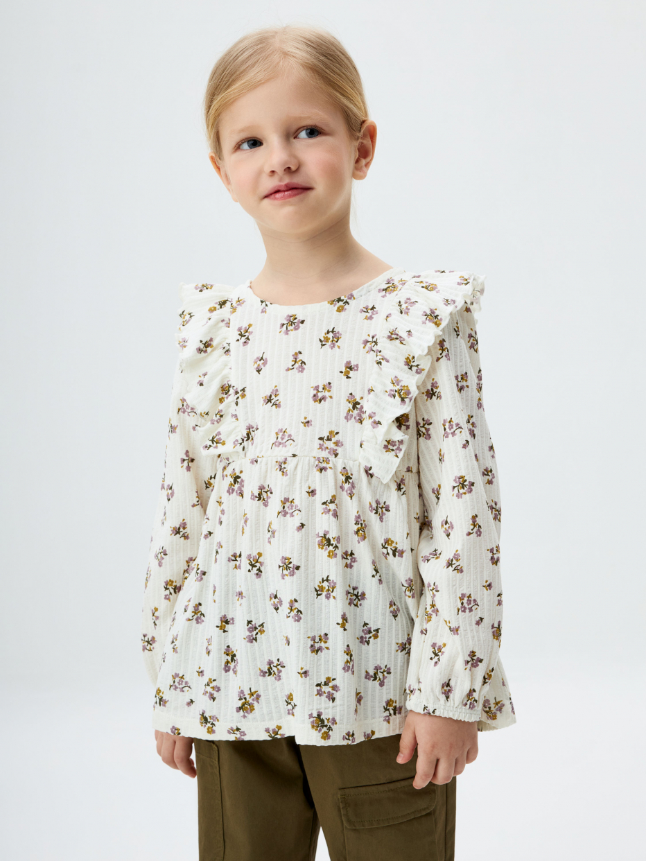 Трикотажная блузка для девочек, фото - 1
