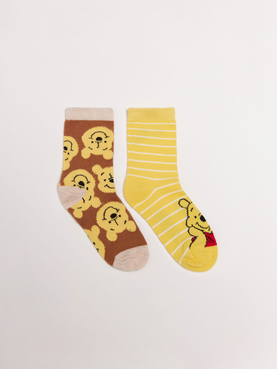 Набор из 2 пар носков с принтом Disney Винни-Пух для девочек, фото - 1