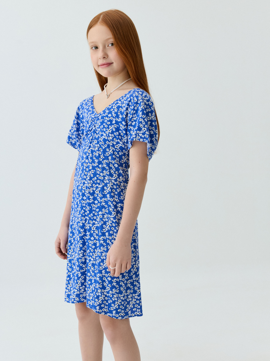 Короткое платье с принтом для девочек, фото - 8