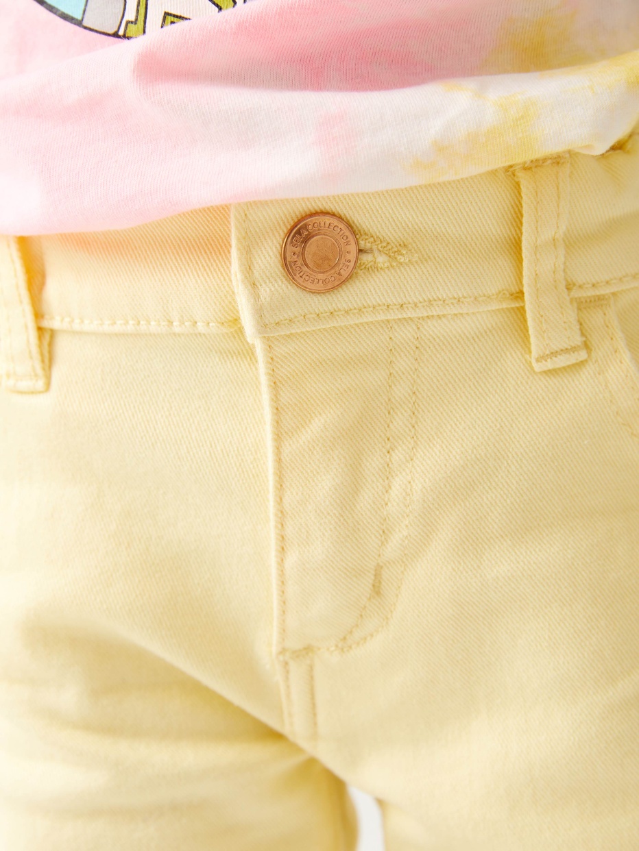 Яркие джинсовые шорты для девочек, фото - 4