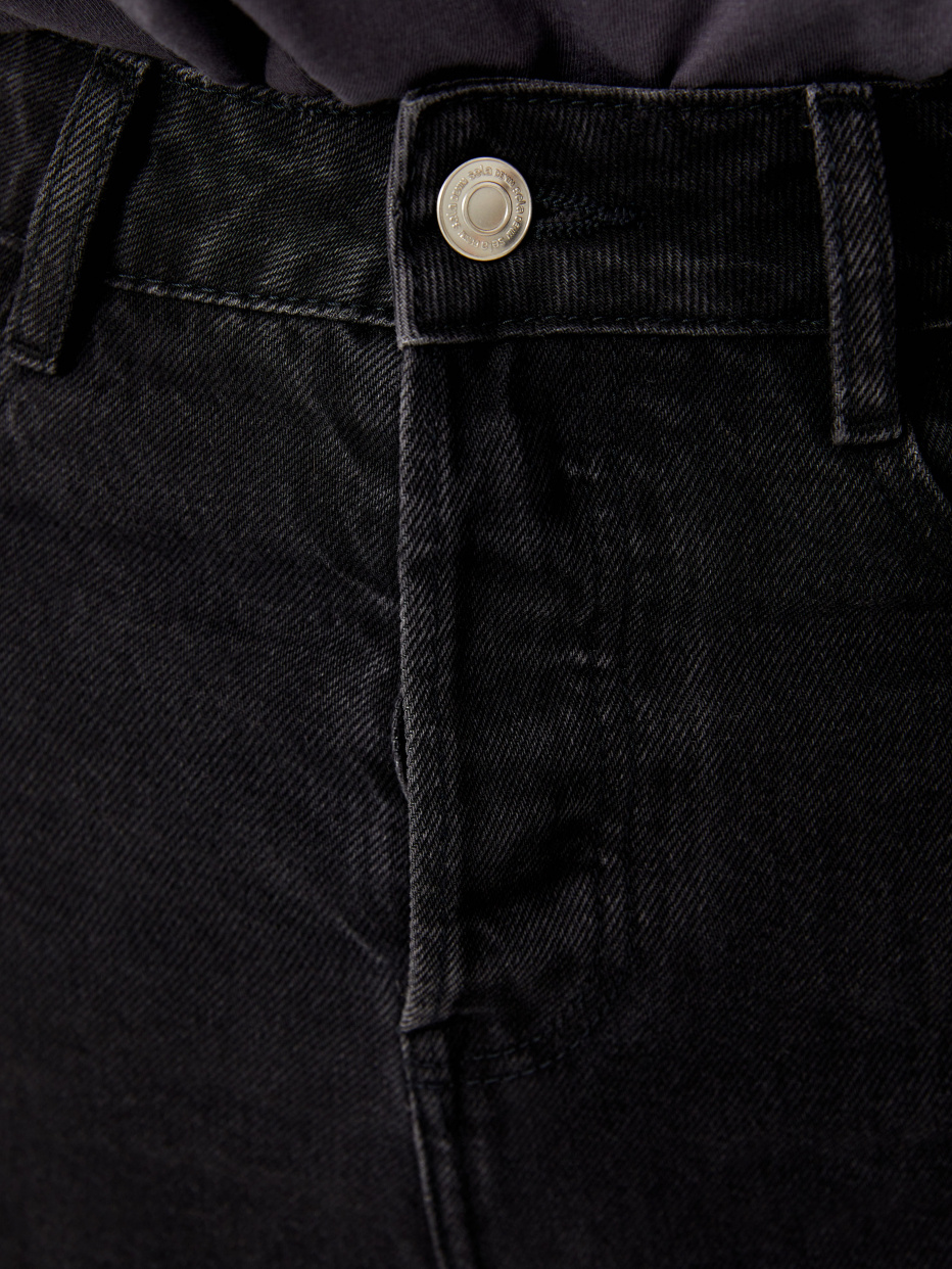 Прямые джинсы с потертостями, фото - 4