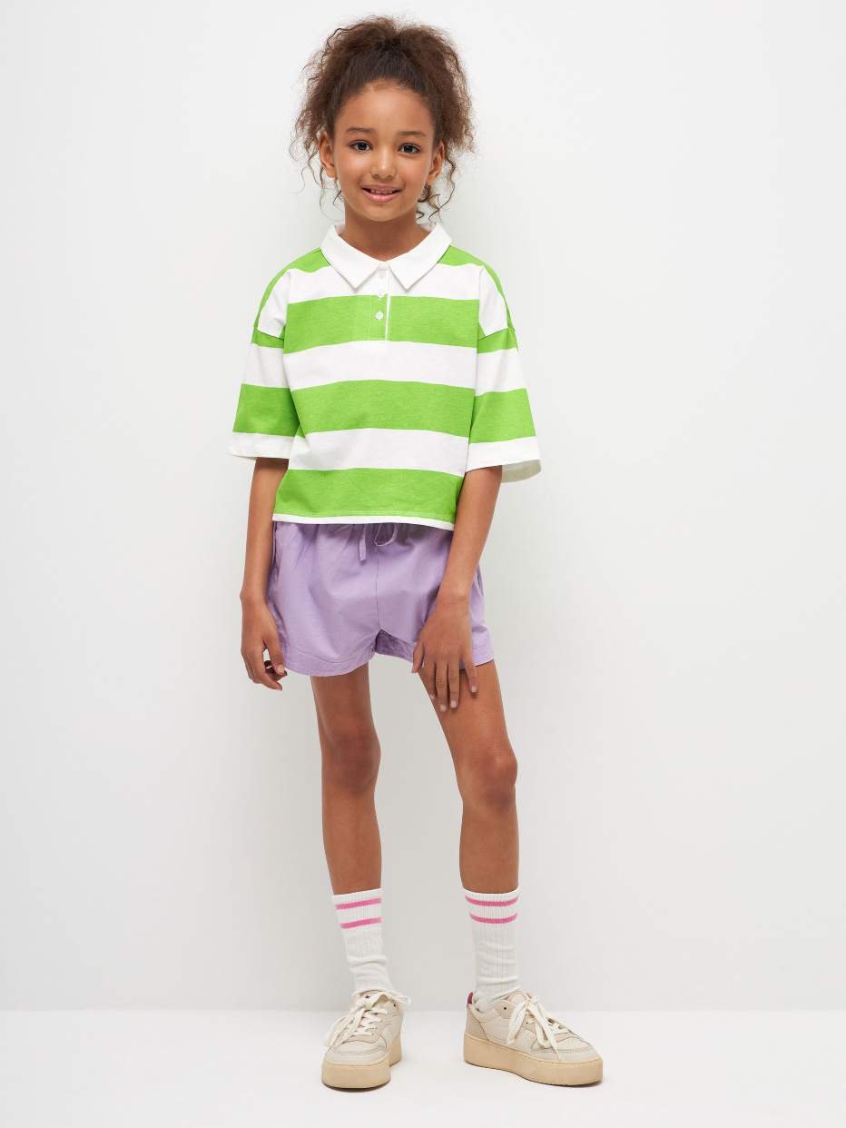 Хлопковые шорты для девочек, фото - 1
