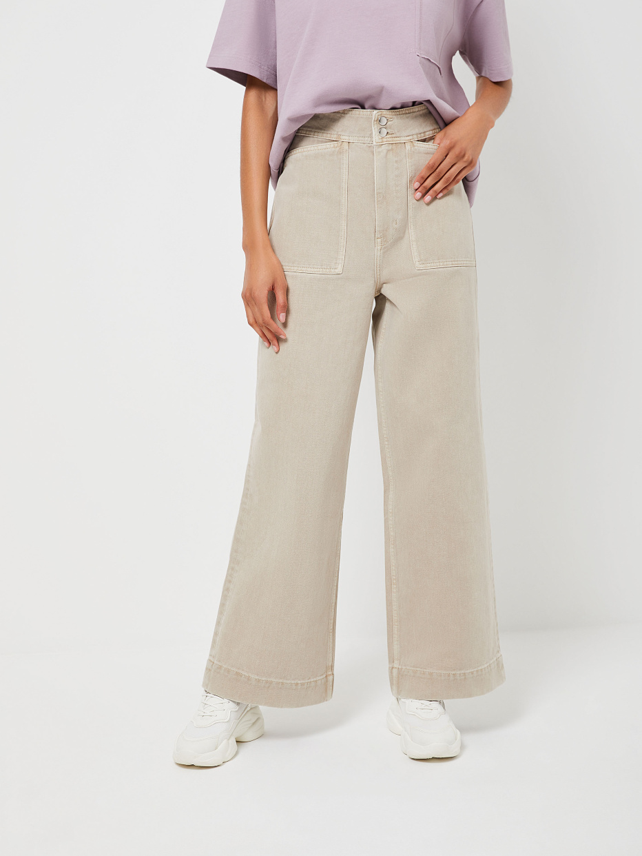 Широкие джинсы с накладными карманами, фото - 8