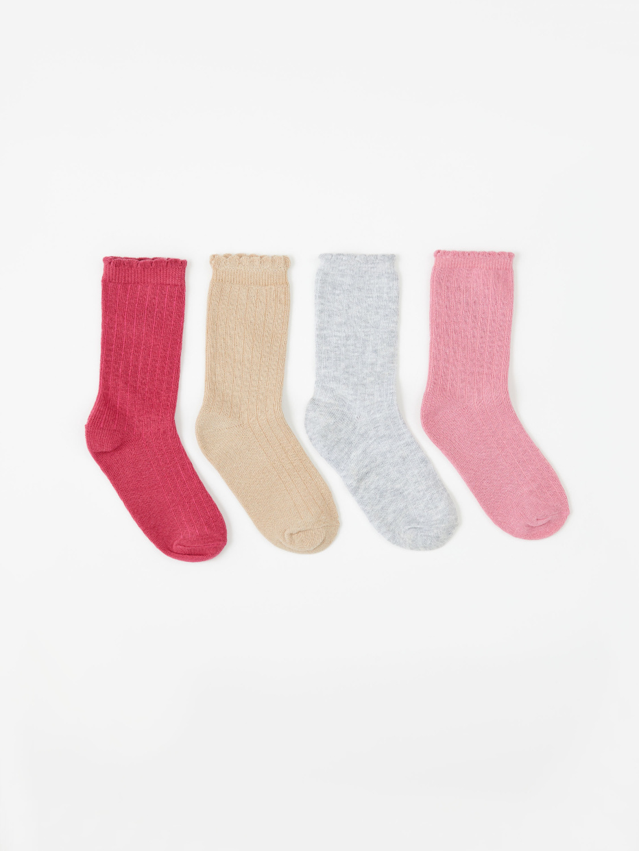 Набор из 4 пар носков для девочек, фото - 1