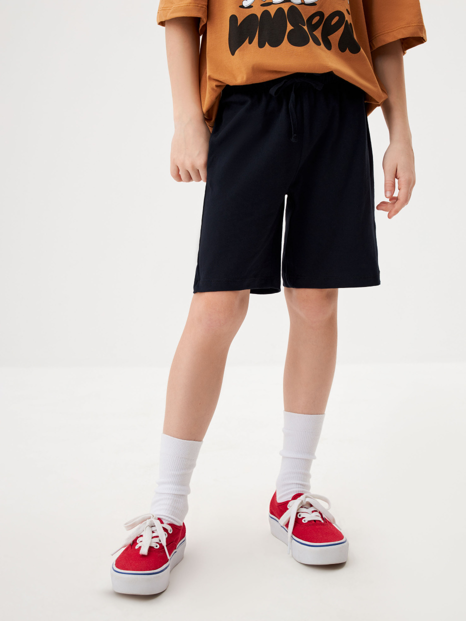 Трикотажные базовые шорты для мальчиков (2 шт.), фото - 2