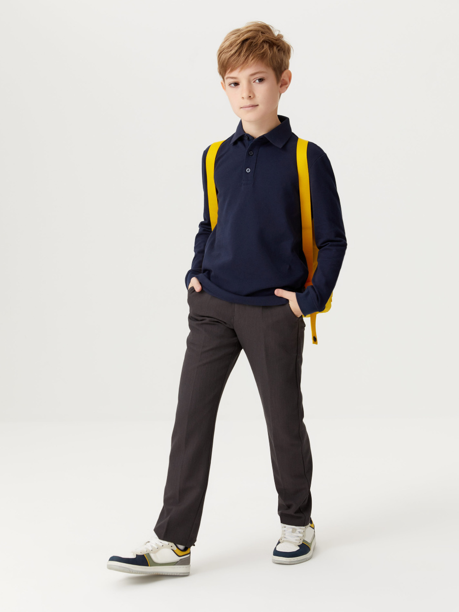 Базовые школьные брюки для мальчиков, фото - 6