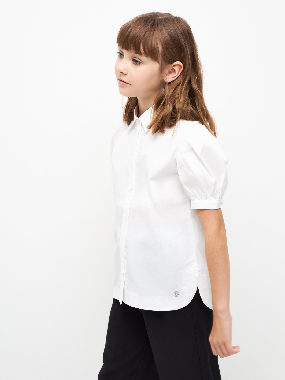 Блузка с рукавами-фонариками для девочек, фото - 5